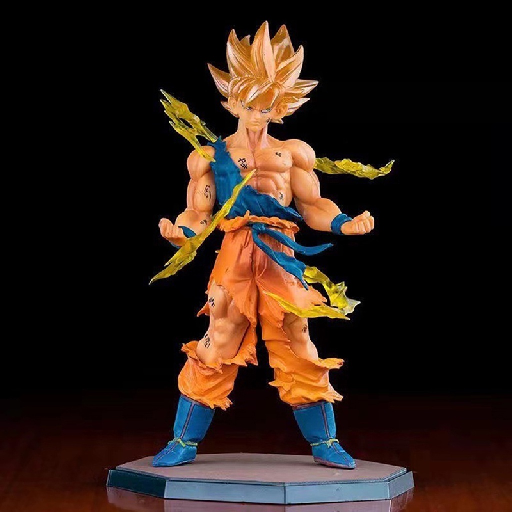 Action Figure Model Dragon Ball Goku Super Saiyan Untuk Koleksi