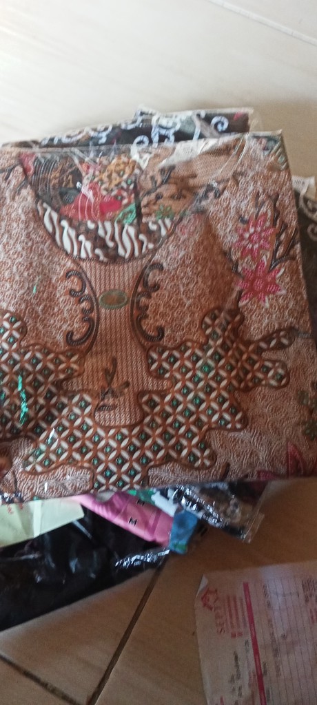 Batik Couple Keluarga Sania Ruffle Ori Ndoro Jowi Dnt Motif Toples