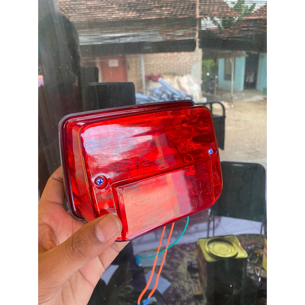 Jual stoplamp gl 100 led lampu stop gl 100 supercub import merah model