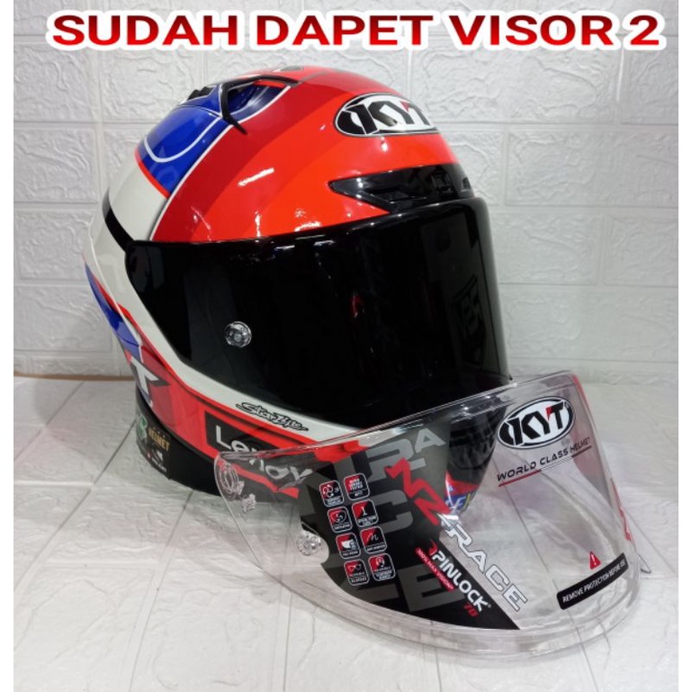 KYT HELM NZ RACE REPLICA PIRRO 2021 SPESIAL EDITION HELM PREMIUM(ONGKIR TERMURAH 2KG)