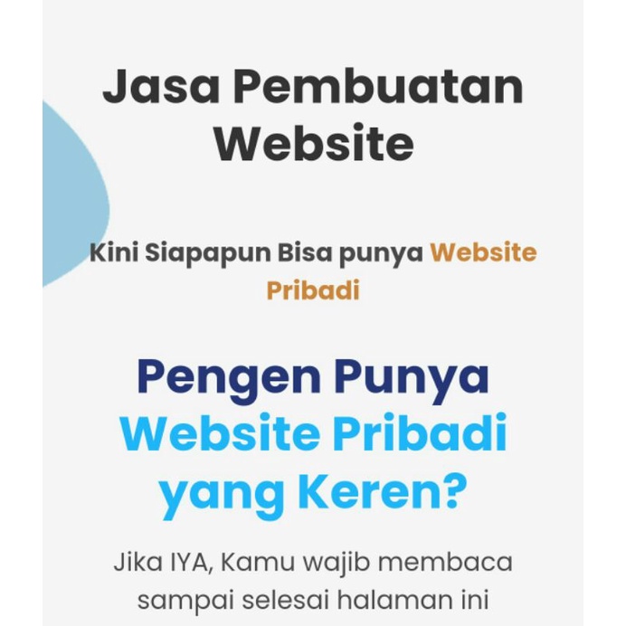 Jasa Pembuatan Landingpage Blogger