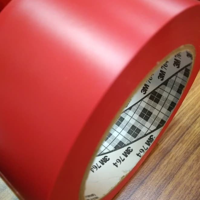 

Hadir 3M Floor Marking Tape / Lakban Lantai 764 4" X 33 Meter Berkualitas
