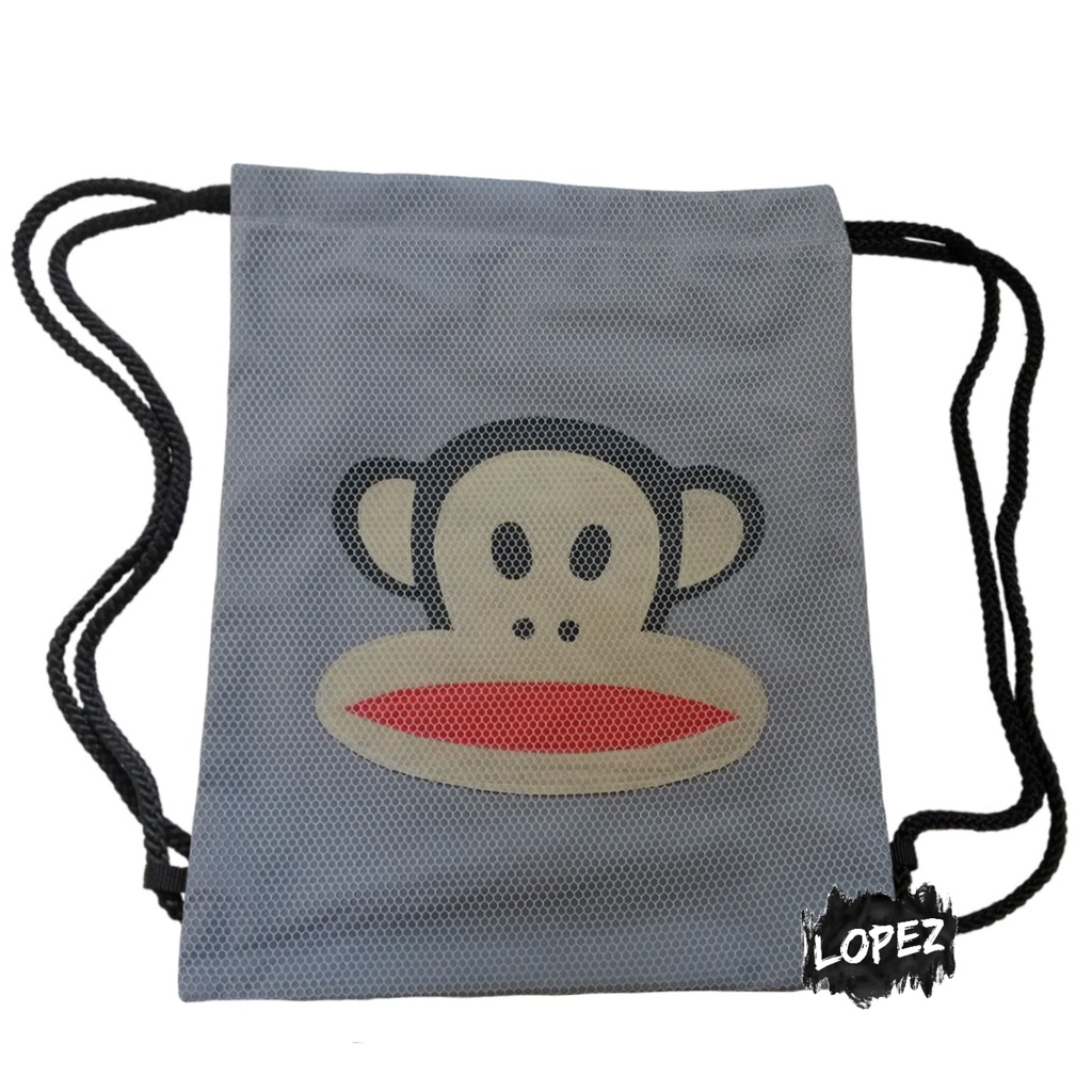Tas Jaring Paul Frank Industries / Tas Serut Monyet / Backpack Monkey Animal Lopez