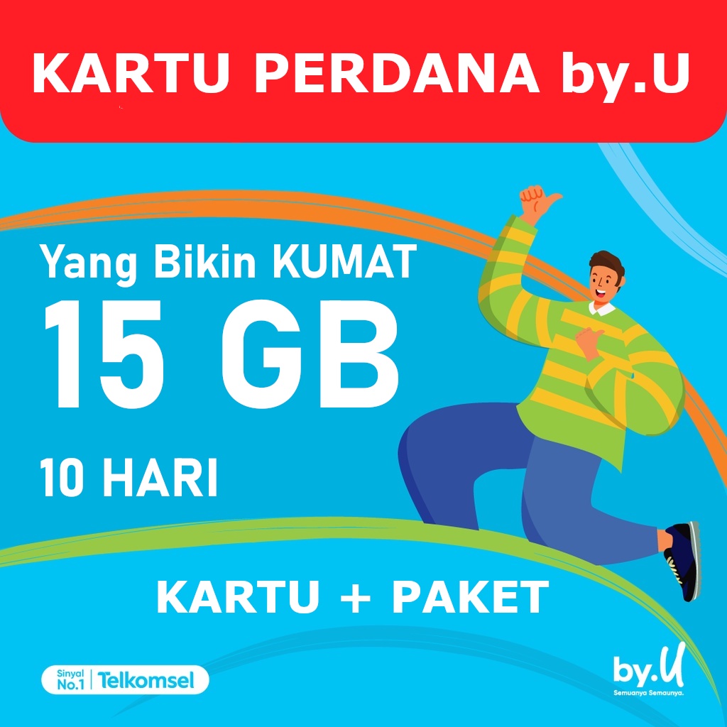 Promo Kartu Perdana by.U byU by U 15 GB