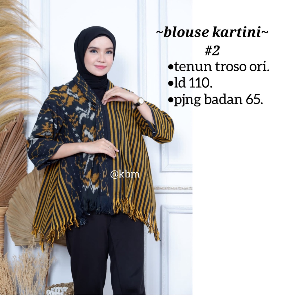 Blus kartini tenun