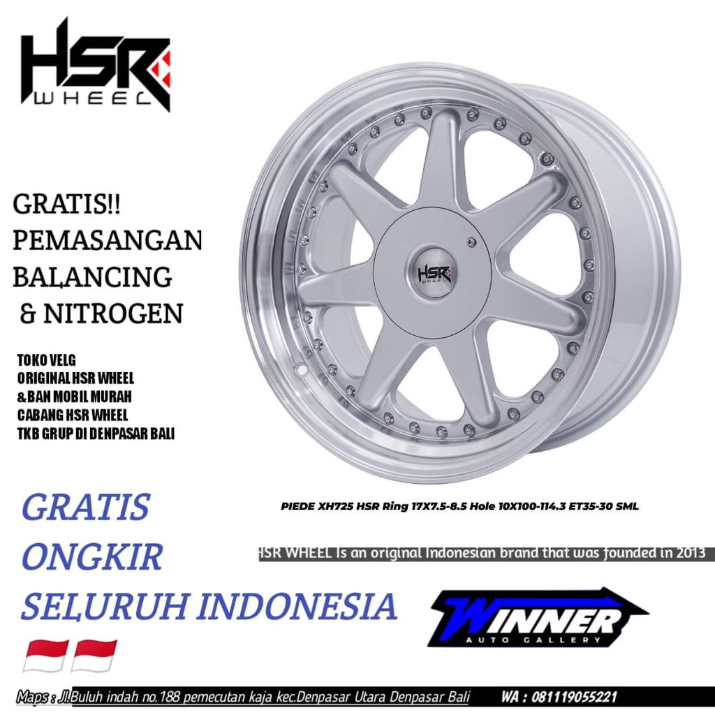 Velg Racing Celong Ring 17 Sienta Accord Camry - Silver