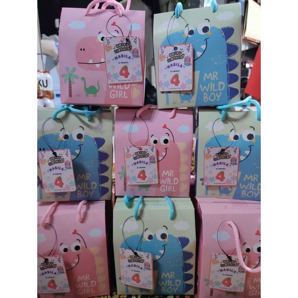 (Free stiker kartu ucapan ultah) Goodie Bag ultah /Goodie Bag ulang tahun anak/Paket ultah