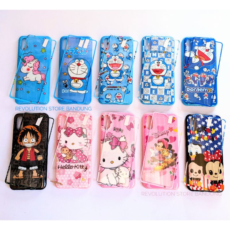 Silikon Hp Xiaomi Redmi 9A Motif Karakter Doraemon Hello Kitty Keroppi Mickey Minnie Mouse Panda Sti