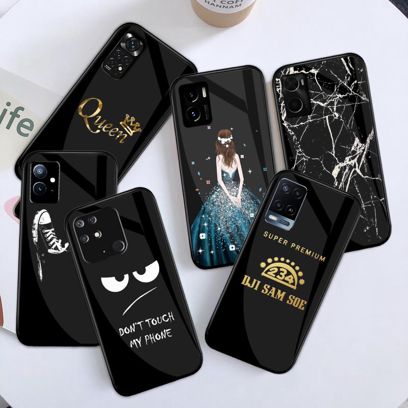 Softcase Glass Oppo A57 2022 [G177] - Softcase Mirror - Softcase Kaca Oppo A57 2022 - Softcase Glass