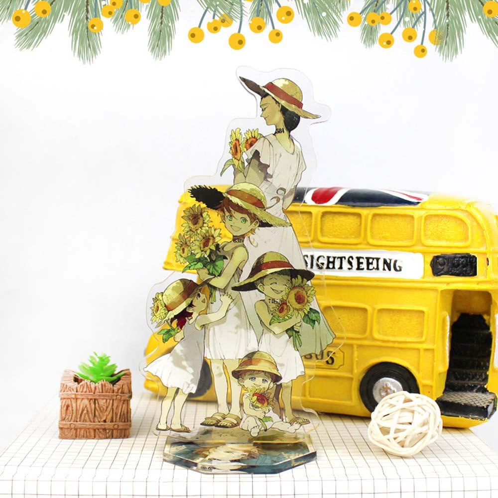 [Elegan] Yang Dijanjikan Neverland Fans Hadiah Akrilik Norman Dekorasi Mainan Desktop Standing Card Emma Figure Model Plat