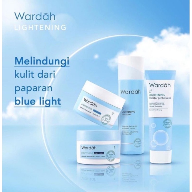 Wardah Lightening Day Cream/Night Cream Besar/Kecil