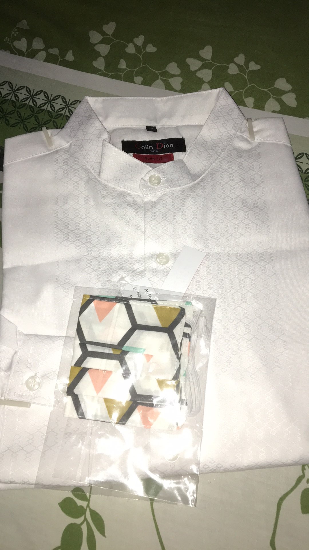 Hem Kemeja Batik Slimfit  Lengan Panjang