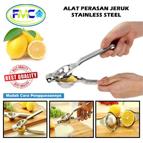 Alat Peras Jeruk Lemon Nipis Stainless Steel Manual Anti Karat  Pemeras Jeruk Praktis Murah Portable