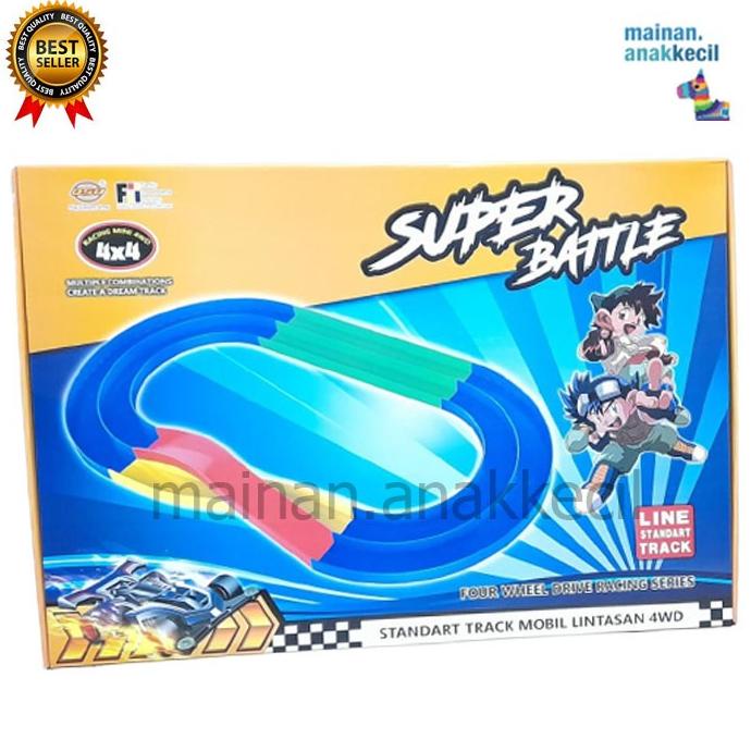 DIECAST TRACK TAMIYA SUPER RACING TRACK - JALANAN TAMIYA - TRACK 2 JALUR HITAM TERBAIK