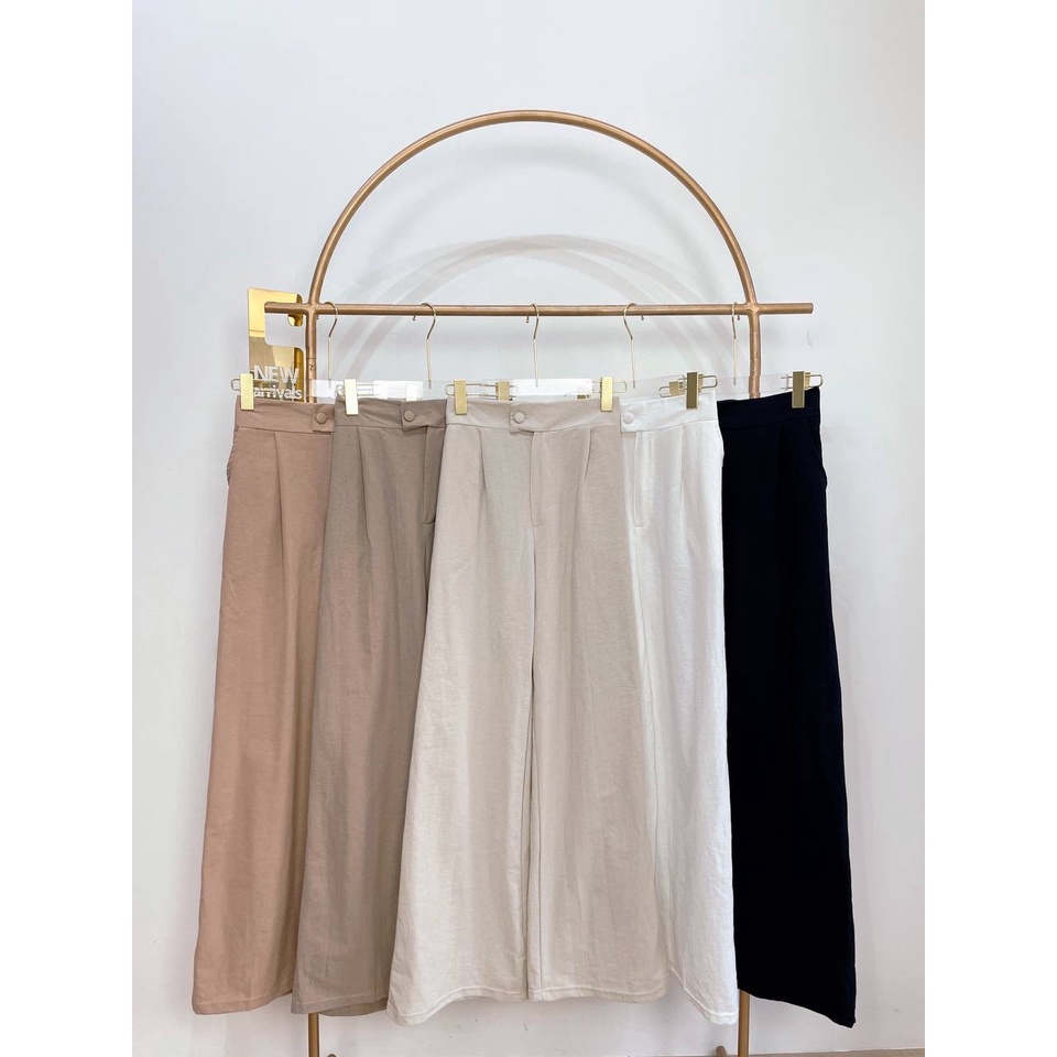 Jennings Pants / Celana Linen / Wide Pants / Celana Panjang Linen / Kulot Linen / Baggy Pants / Celana Kulot Linen / Linen Pants