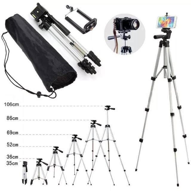 Termurah MEDAN HANAISO Weifeng WT 3110A Tripod 1 Meter 1M untuk HP DSLR Kamera + Gurita