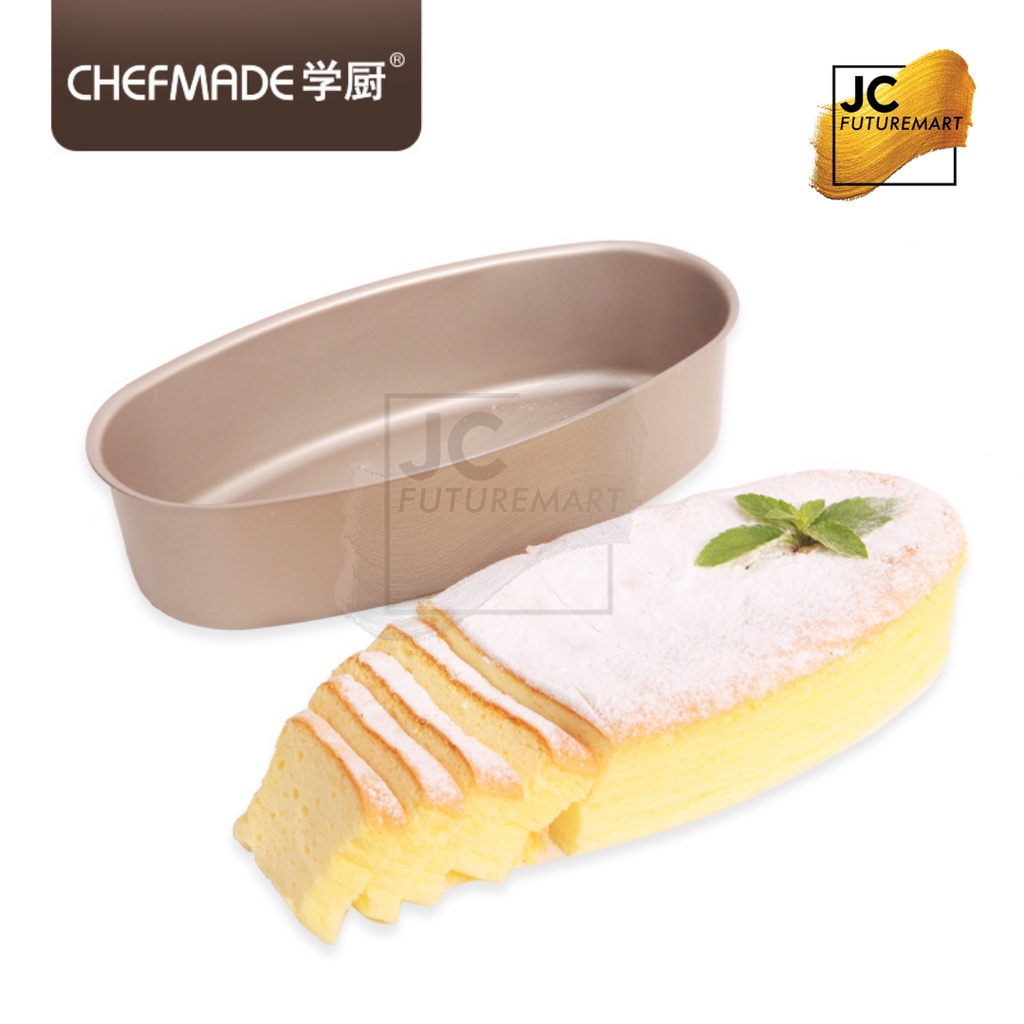 CHEFMADE LOYANG CHEESE CAKE PAN NON STICK CHAMPAGNE GOLD - WK9062