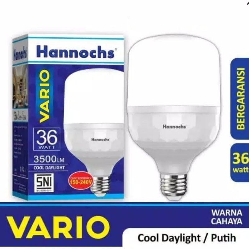 Bohlam LED Hannochs Vario White 6W/12W/18W/24W/30W/36W/45W/50W