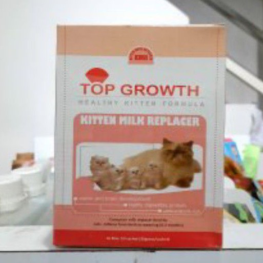 TOP GROWTH SACHET 1 BOX MILK REPLACER SUSU KUCING