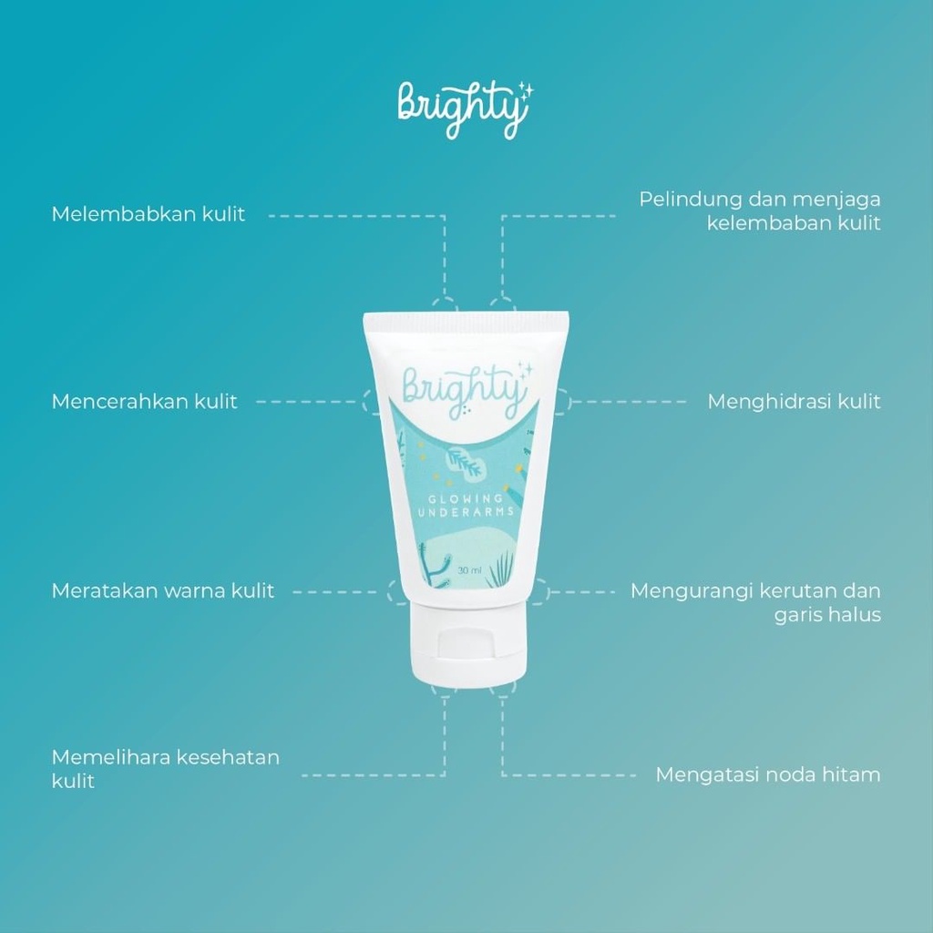 BRIGHTY GLOWING UNDERARM PEMUTIH KETIAK TERBAIK ALAMI