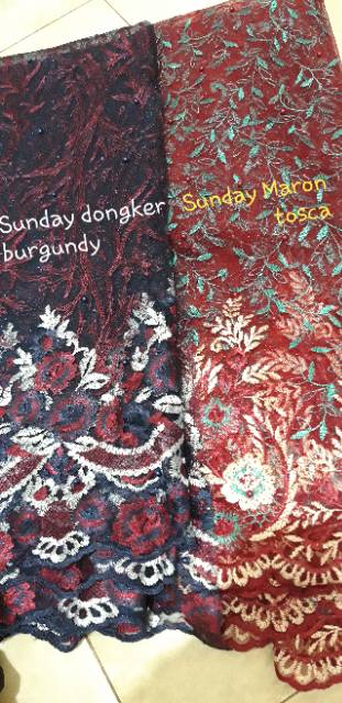 Sunday outer cape / Cape Tile tumpal/ Kebaya modern Tulle Tumpal