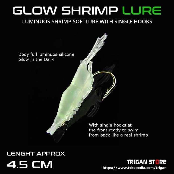 UP1604 umpan soft lure udang umpan pancing softlure untuk mancing ikan