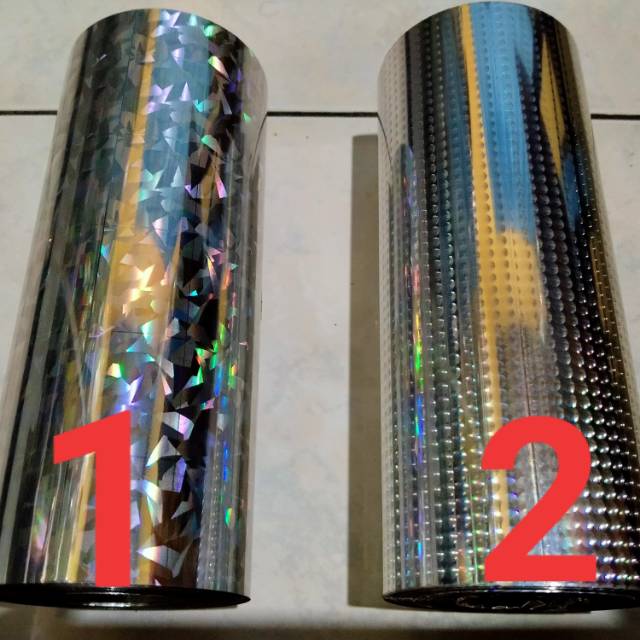 

Stiker hot stamping foil hologram 16cm x 2 meter