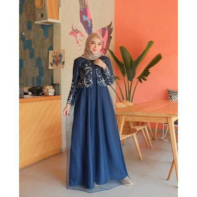 Gamis Pesta Virza Dress Fashion Hijab Casual