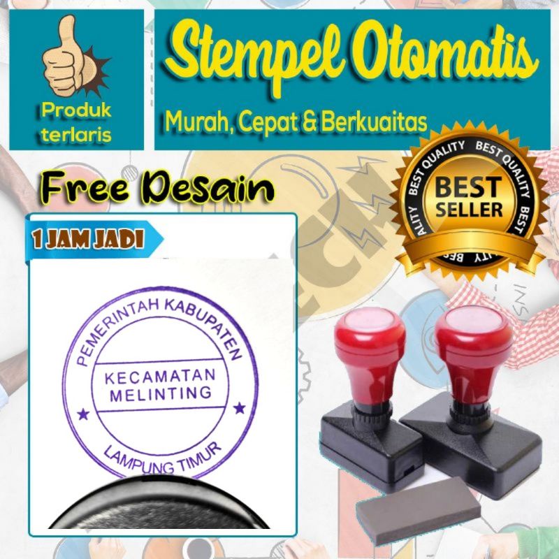

Stempel Kecamatan / Stempel Otomatis /Stempel Kantor Ukuran D40