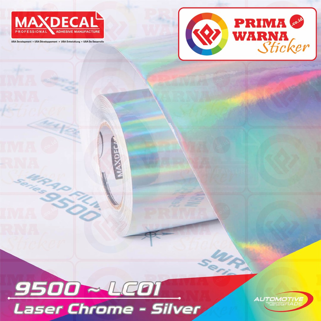 

[ROLL] MAXDECAL 7500 LC01 SILVER LASER CHROME STICKER