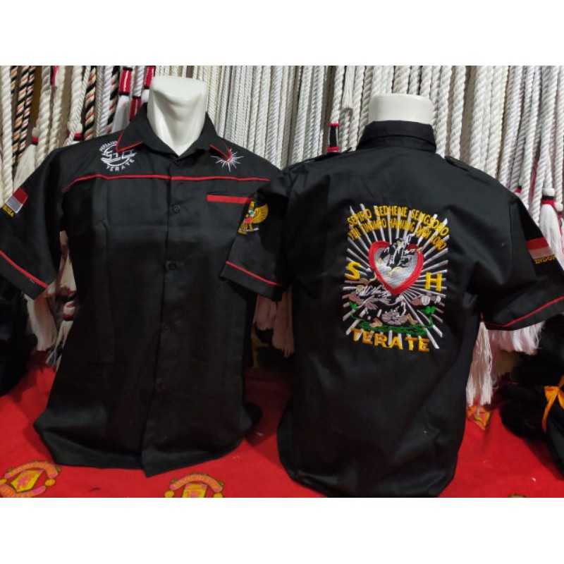 KEMEJA PSHT NAGATA DRILL - KEMEJA PSHT BORDIR TERBARU