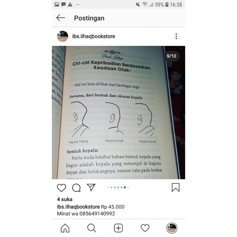 kitab Firasat ilmu membaca sifat dan karakter orang dari bentuk tubuhnya