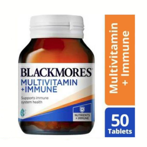 Blackmores Multivitamin + Immune 50 tabs - Vitamin Imun Dewasa isi 50 tablet