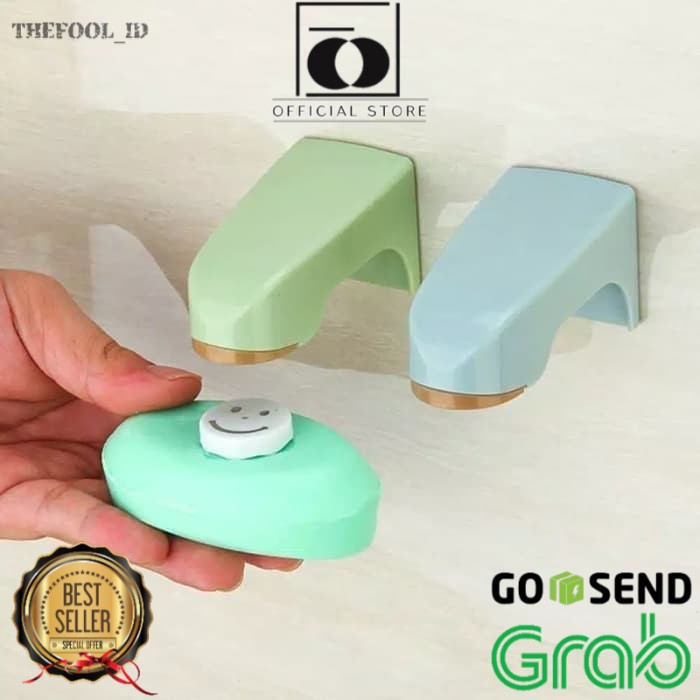 BAROKAH GAMIS Tempat Sabun Magnetic tangan iron man sensor penyedot automatis