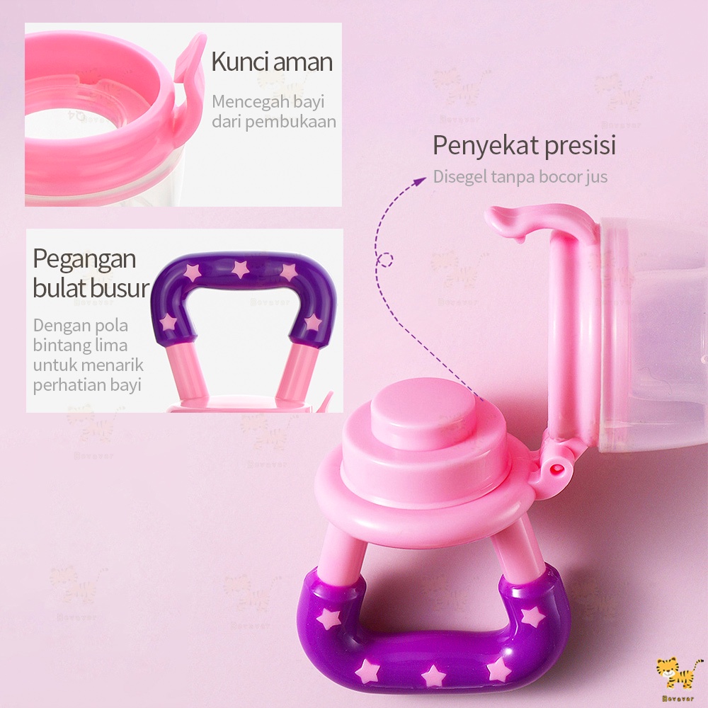 BEVAVAR  Dot Buah Bayi / Baby Fruit & Food Feeder / Empeng Buah Bayi-8
