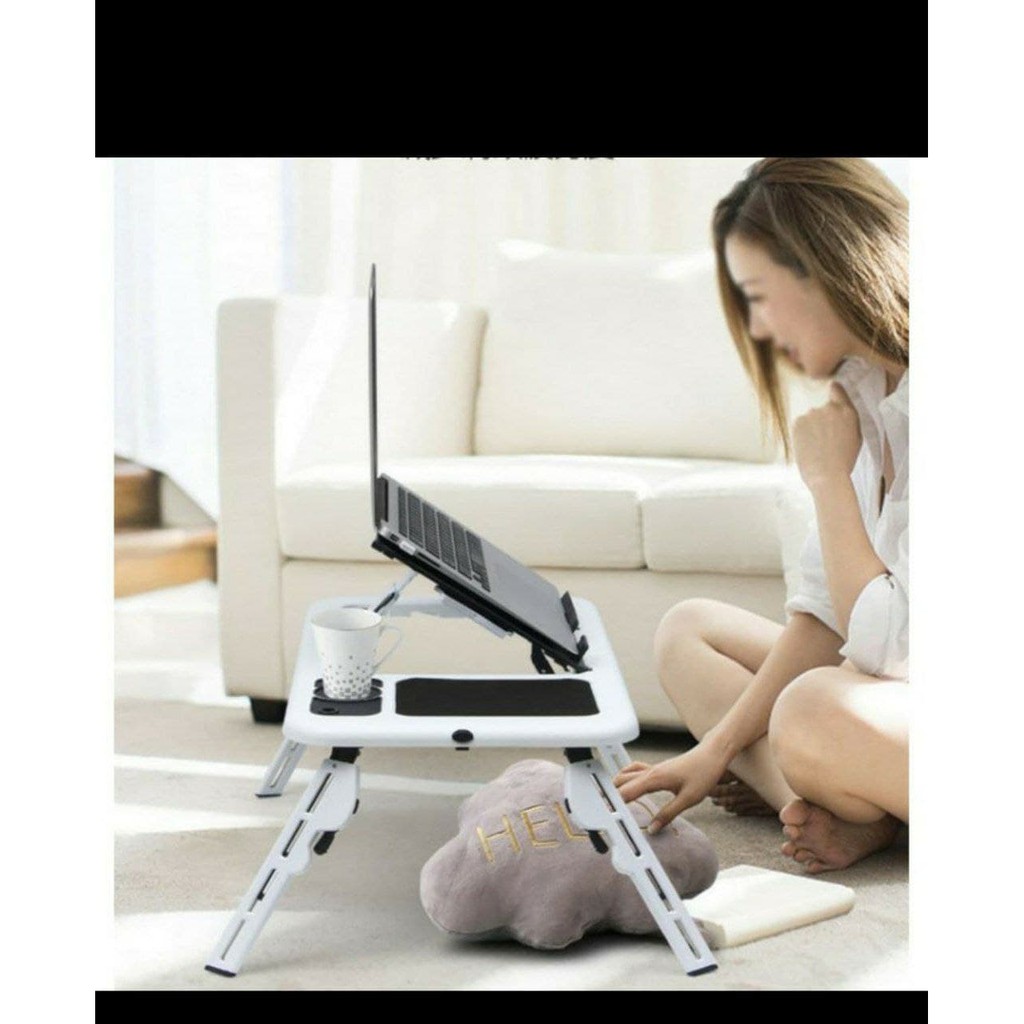 Meja Laptop Lipat dengan Cooler Fan