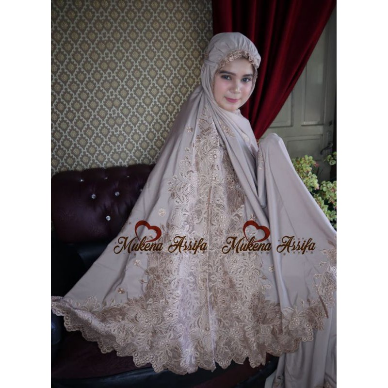 mukena bordir padang bukittinggi