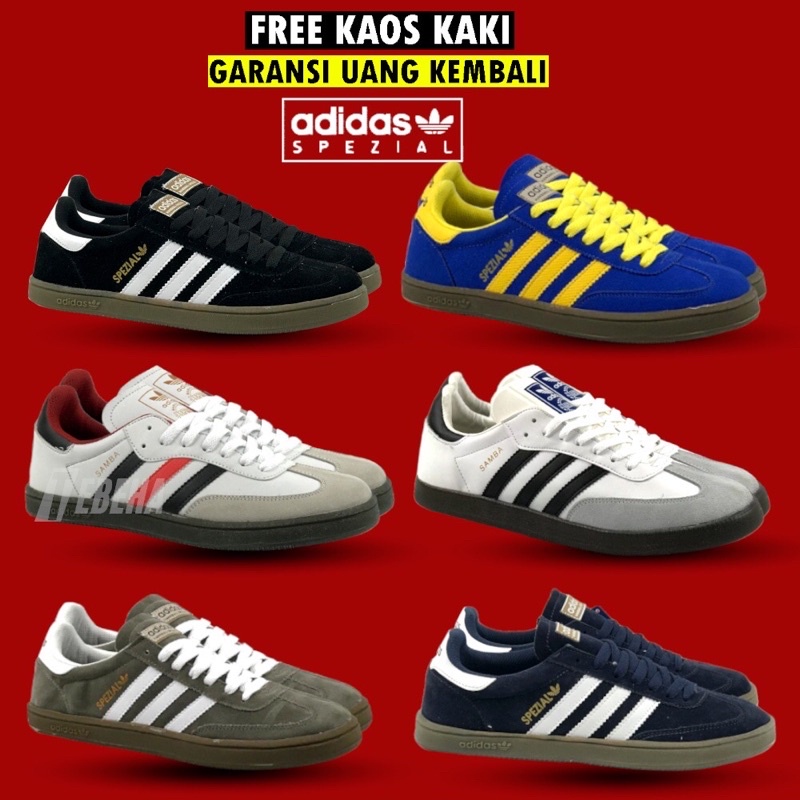 (COD) Sepatu Sneakers Pria Wanita Adidas Samba Spezial Hamburg Jamaica MADE IN VIETNAM Grade Ori 100