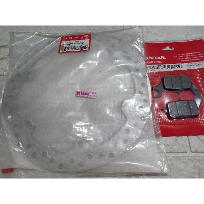 piringan disk cakram depan Supra GTR 150+ kampas