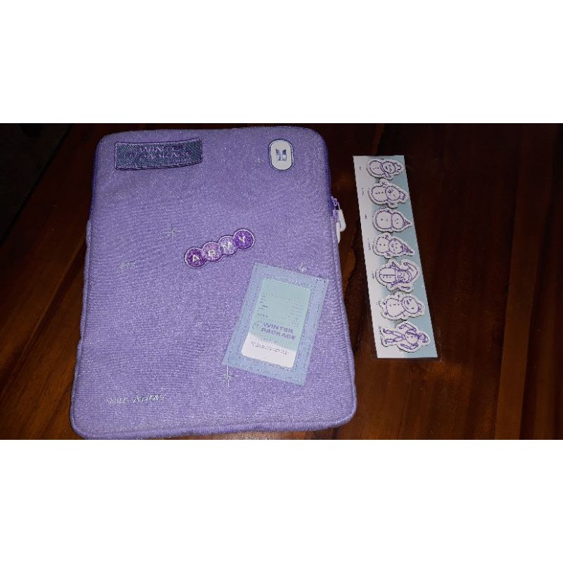 pouch + wappen winter package bts 2021