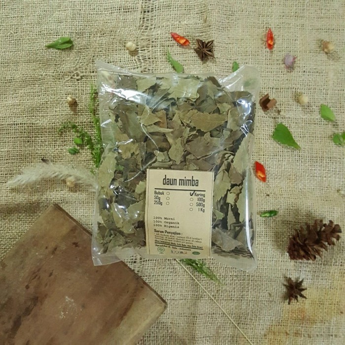 

DAUN MIMBA/MIMBO KERING 1 KG - Azadirachta Indica - MURNI - JSR