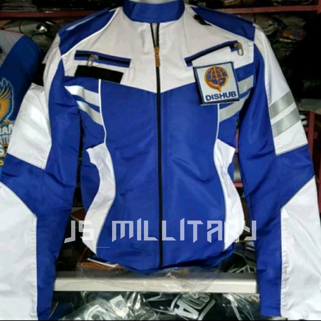 Jaket Dishub Taslan jaket dishub model V