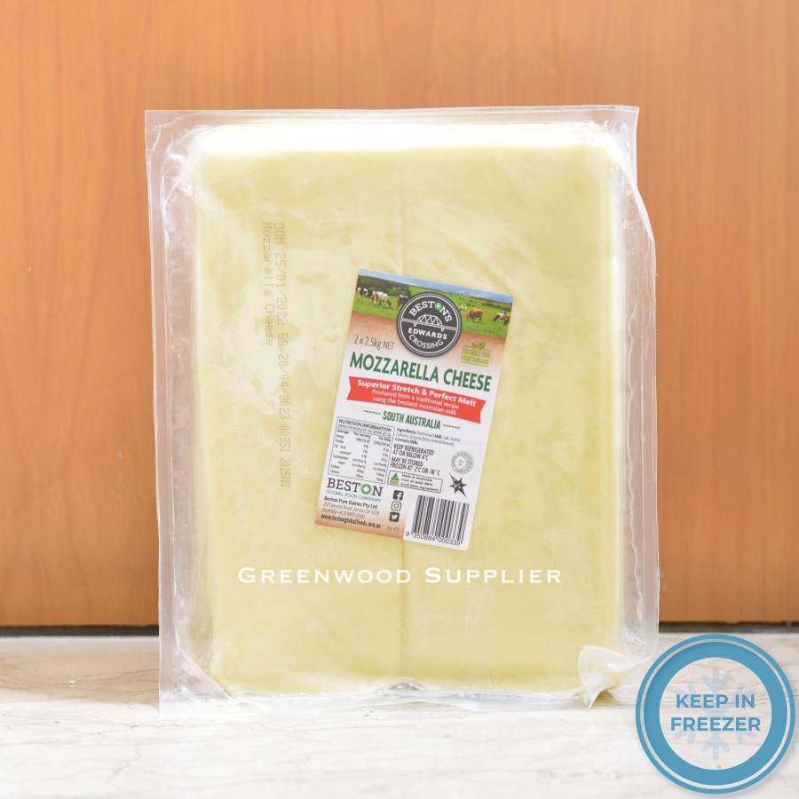 

Bestons Mozzarella Cheese - 1KG [PREMIUM QUALITY]