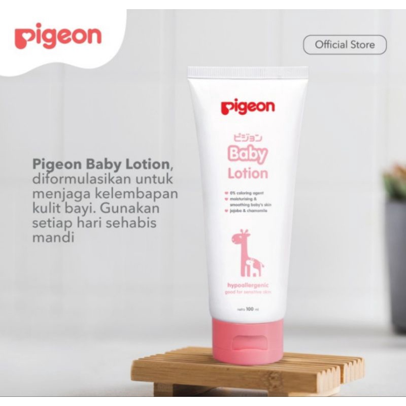 Original Terjamin - Pigeon Baby Lotion 100ml / Lotion Bayi Pigeon Baby Kulit Bayi Sensitif