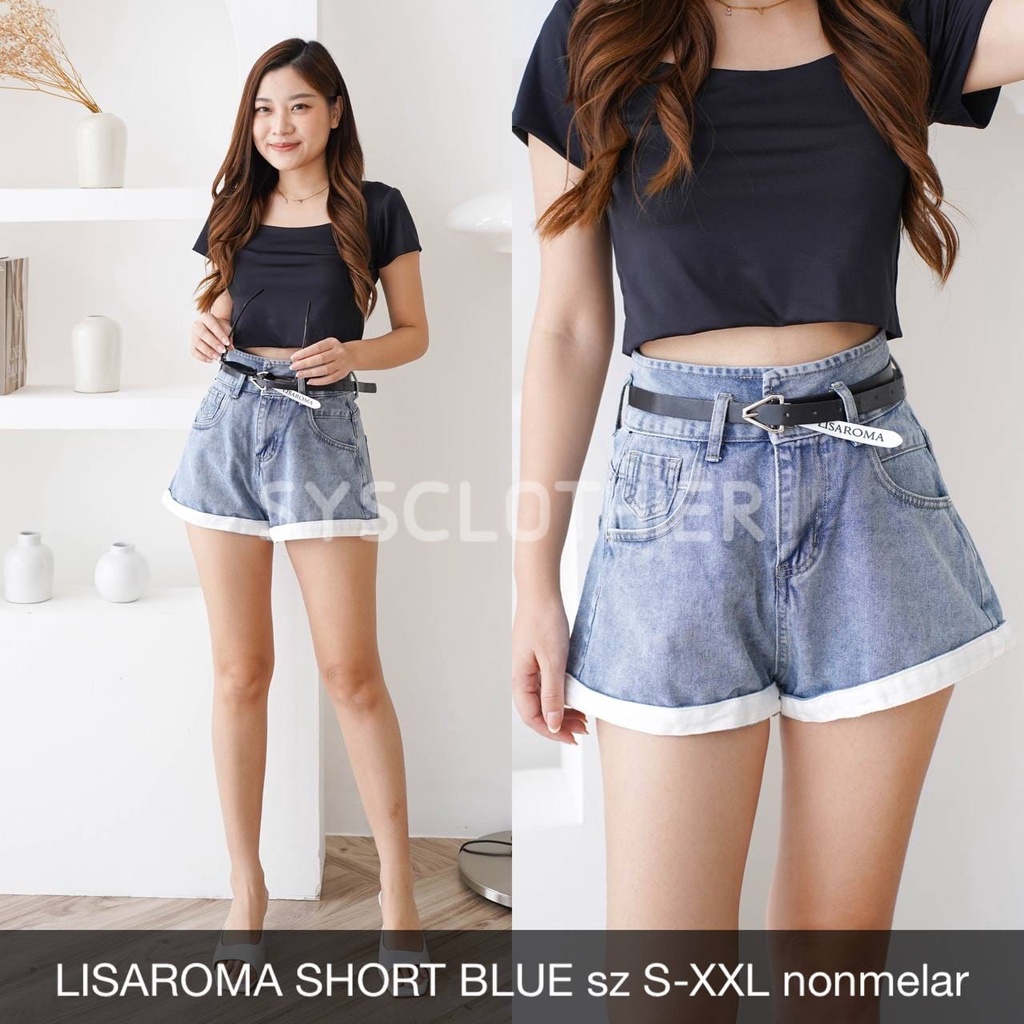 CELANA JEANS WANITA LISAROMA SHORT -SYSCLOTHIER