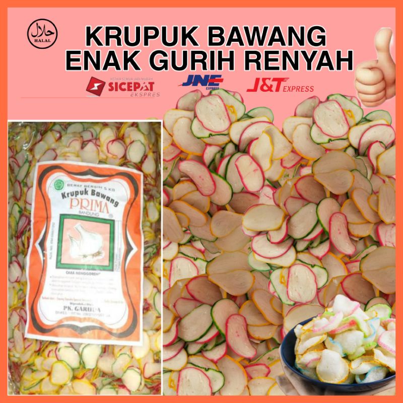 

KERUPUK BAWANG MENTAH SUPER/KRUPUK BAWANG WARNA WARNI 250gr