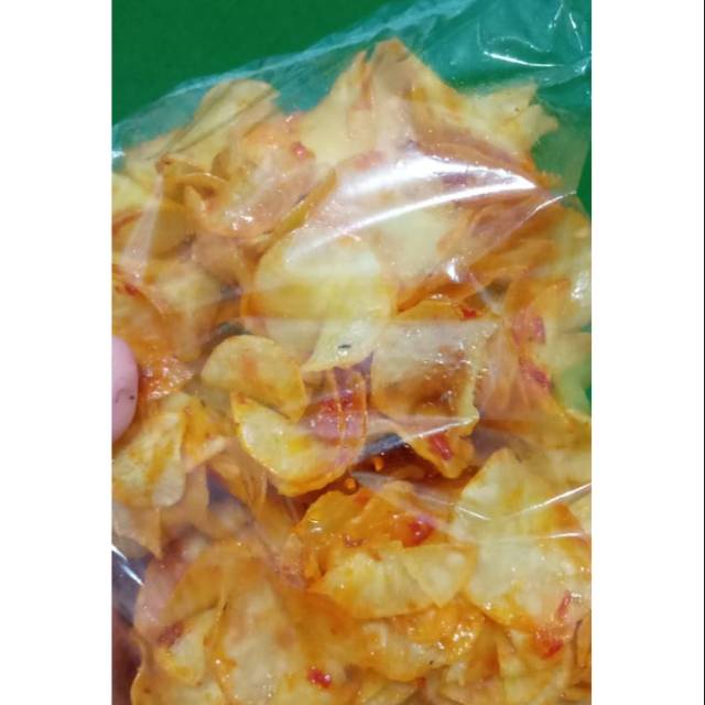 

Kripik singkong pedas