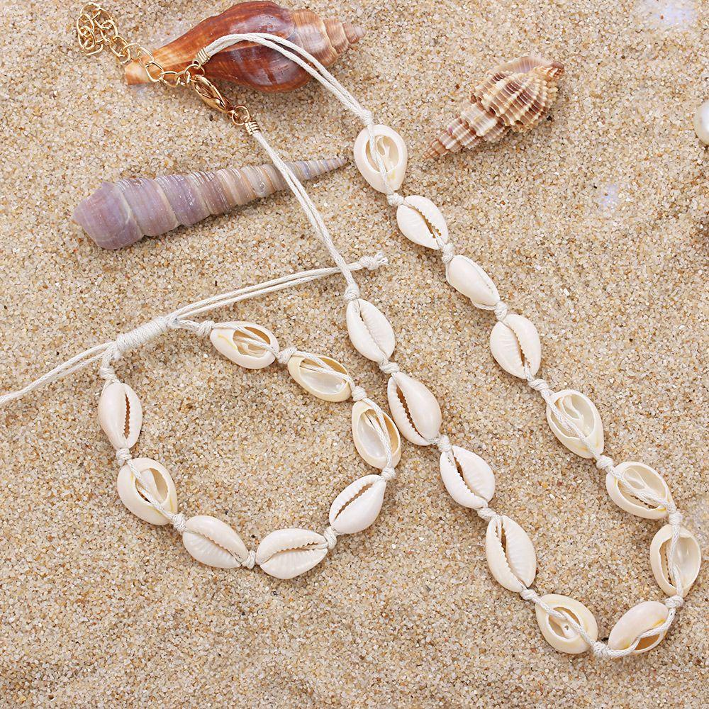 Preva Shell Kalung Fashion Bohemian Perhiasan Kerang Keong