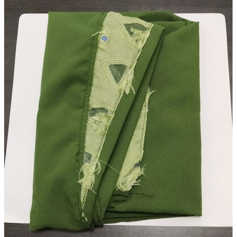 Pashmina Instan Tali Pad Maruya Pasmina Renda Realpicture Phasmina Bubblecrep Original PashtanMaruya-Army