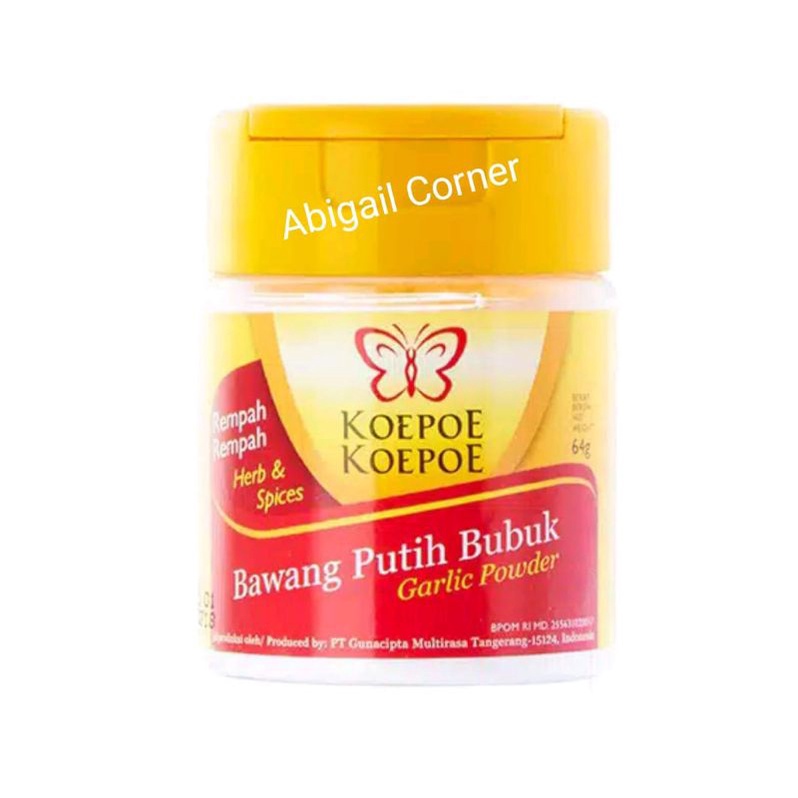 

Abigailcorner - Koepoe Koepoe | Bawang Putih Bubuk (64 gr) Kecil